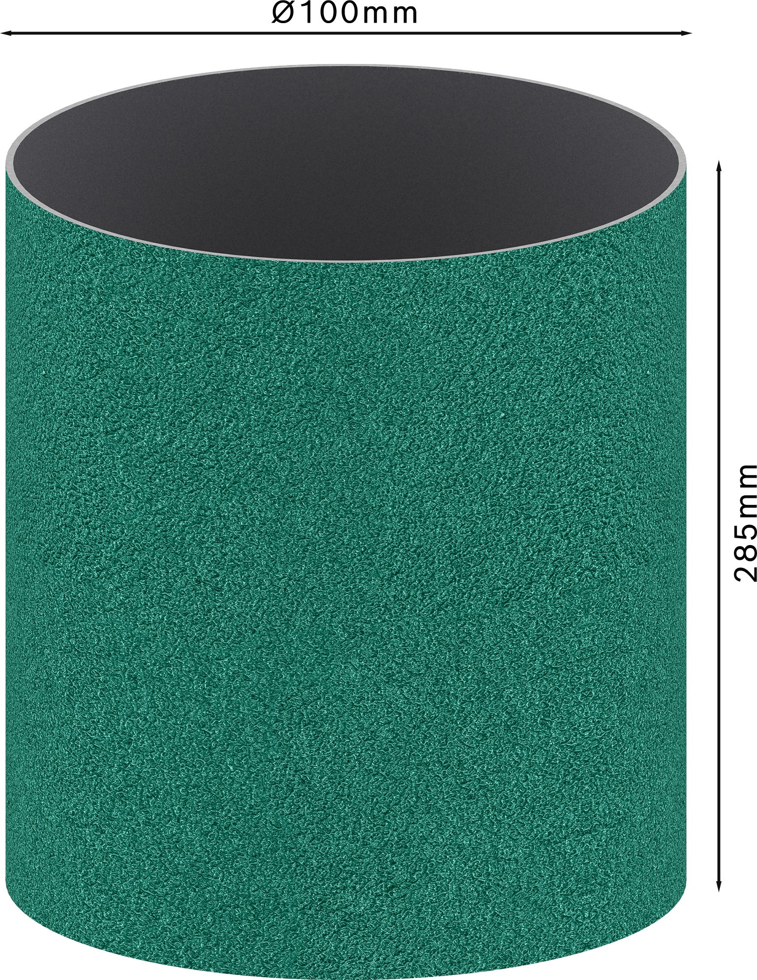 Banda de lija PRO Y580, 100 x 285 mm, 90 mm, G120, 5 unidades