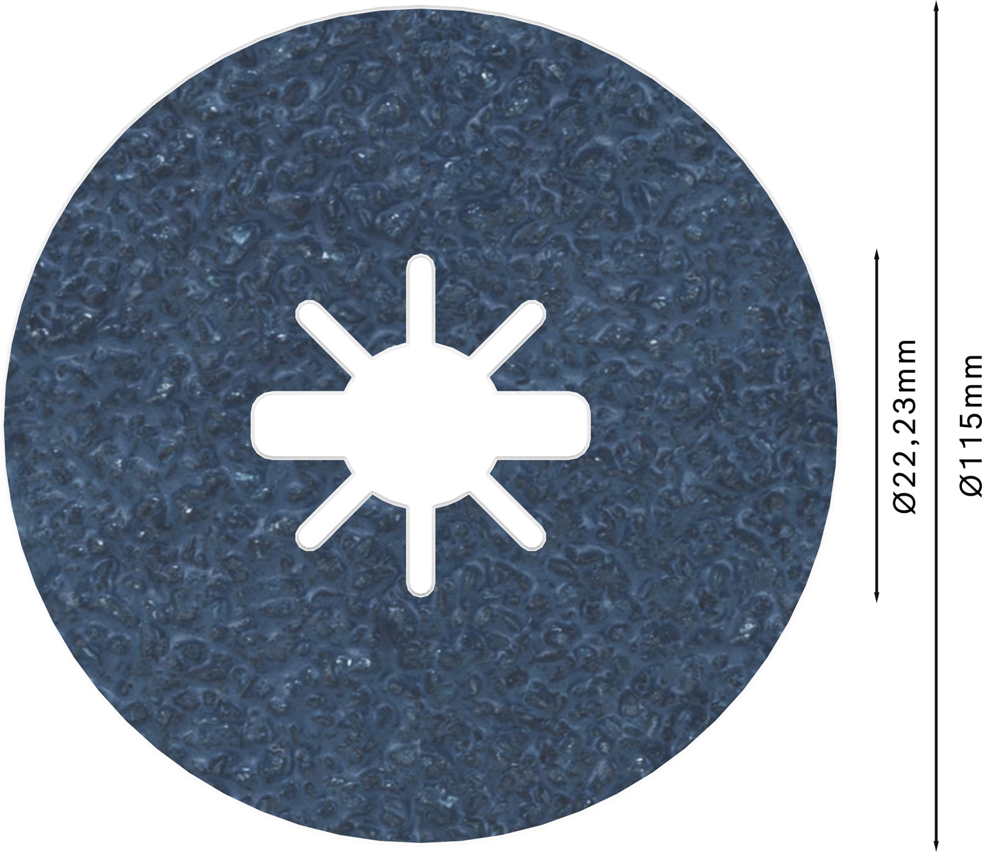 Disco de fibra PRO R574 X-Lock, 115 mm, G24