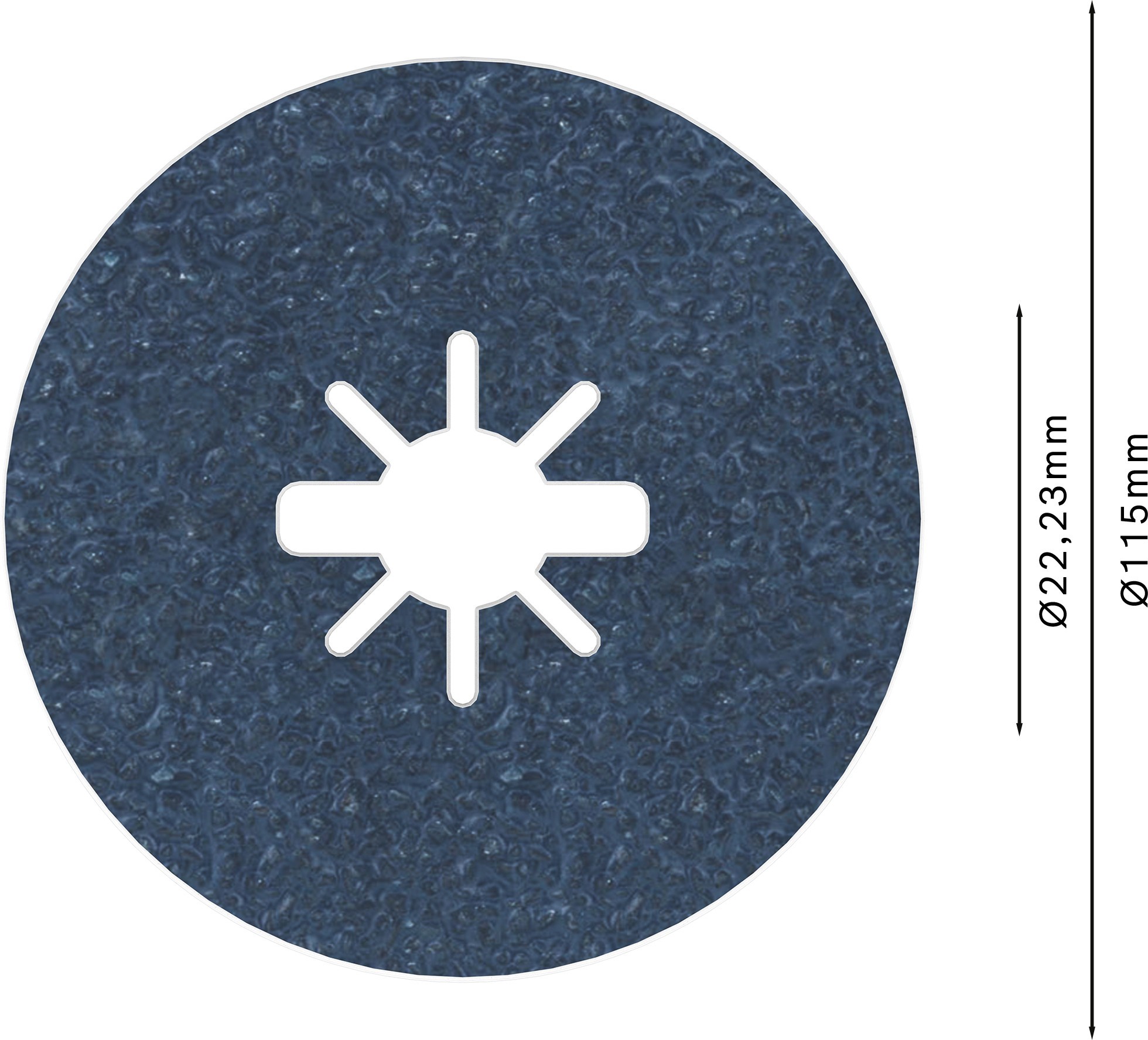 Disco de fibra PRO R574 X-Lock, 115 mm, G36