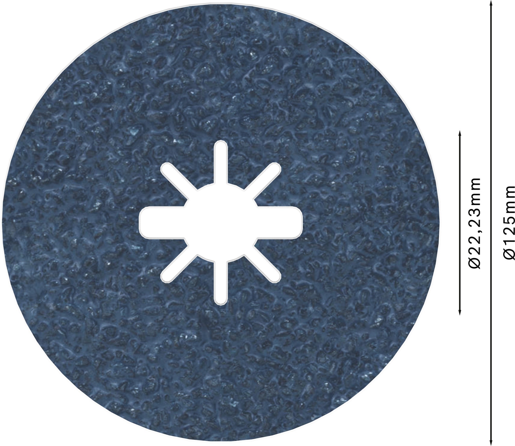 Disco de fibra PRO R574 X-Lock, 125 mm, G24