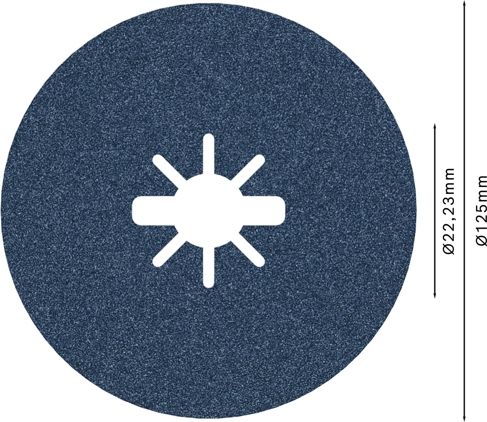 Disco de fibra PRO R574 X-Lock, 125 mm, G100