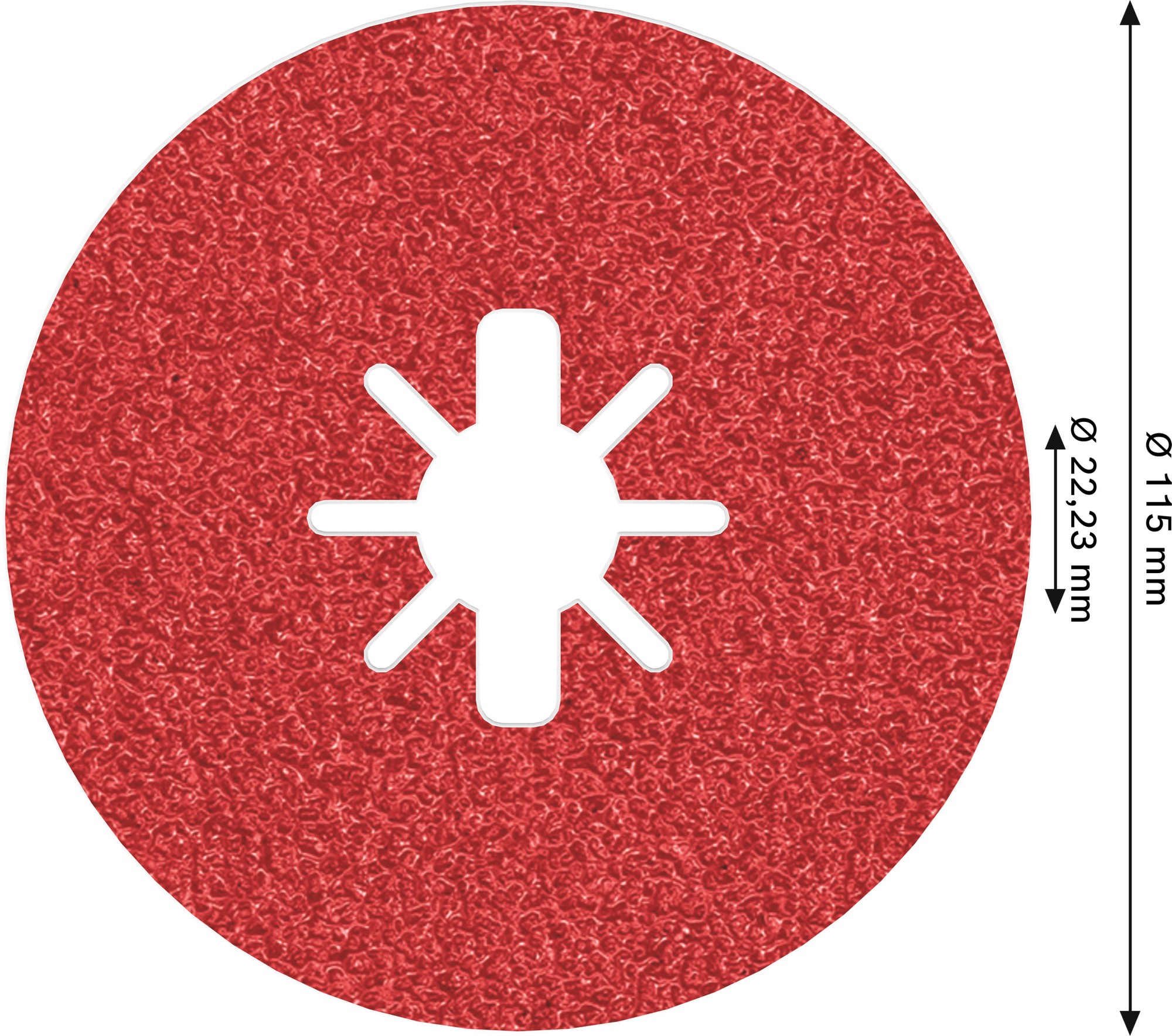 Disco de fibra PRO R780 X-Lock, 115 mm, G36