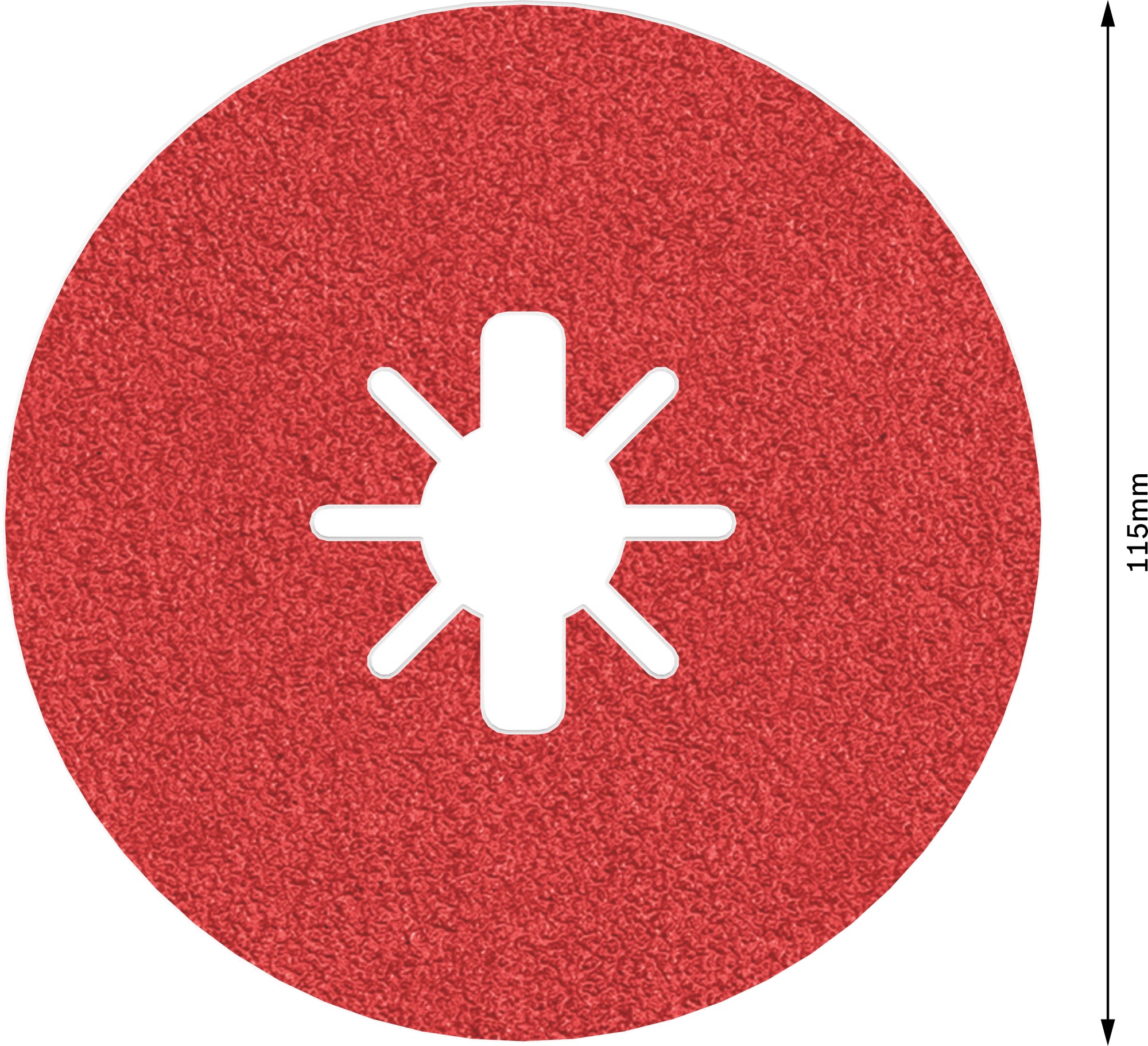 Disco de fibra PRO R780 X-Lock, 115 mm, G60