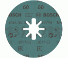 Disco de fibra PRO R780 X-Lock, 125 mm, G60