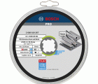 Disco de corte abrasivo PRO Stainless Steel and Metal, 125 x 1 x 22,23 mm, X-Lock, recto, 10 unidades