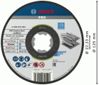 Disco de corte abrasivo PRO Stainless Steel and Metal, 125 x 1,6 x 22,23 mm, X-Lock, recto, 10 unidades