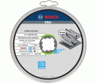 Disco de corte abrasivo PRO Stainless Steel and Metal, 125 x 1,6 x 22,23 mm, X-Lock, recto, 10 unidades
