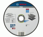 Disco de corte abrasivo PRO Stainless Steel and Metal, 180 x 1,6 x 22,23 mm, recto