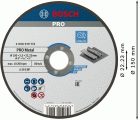 Disco de corte abrasivo PRO Metal, 150 x 2,5 x 22,23 mm