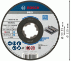 Disco de corte abrasivo PRO Metal, 115 x 2,5 x 22,23 mm, X-Lock, recto