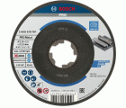 Disco de corte abrasivo PRO Metal, 115 x 2,5 x 22,23 mm, X-Lock, cóncavo