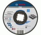 Disco de corte abrasivo PRO Metal, 125 x 2,5 x 22,23 mm, X-Lock, recto