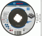 Disco de corte abrasivo PRO Metal, 125 x 2,5 x 22,23 mm, X-Lock, cóncavo