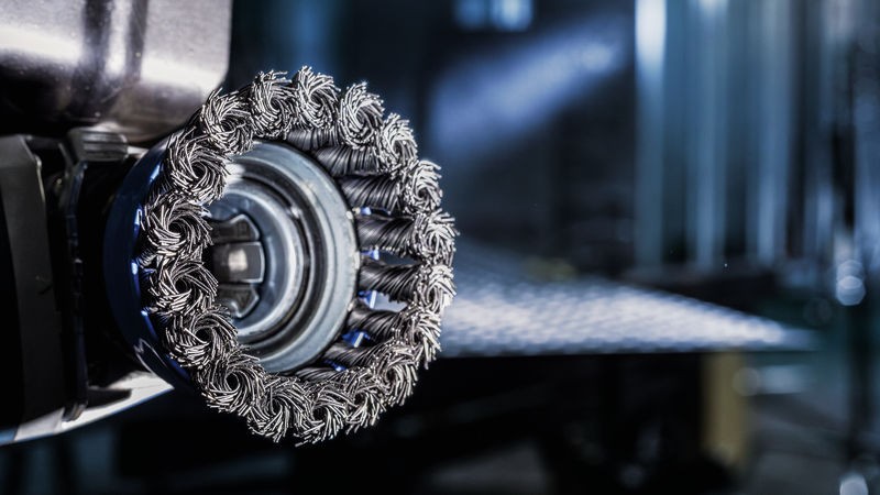 Cepillo de vaso PRO Metal heavy X-Lock, 75 x 0,35 mm