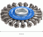 Disco de alambre PRO Metal heavy X-Lock, 115 x 0,5 mm, con rosca