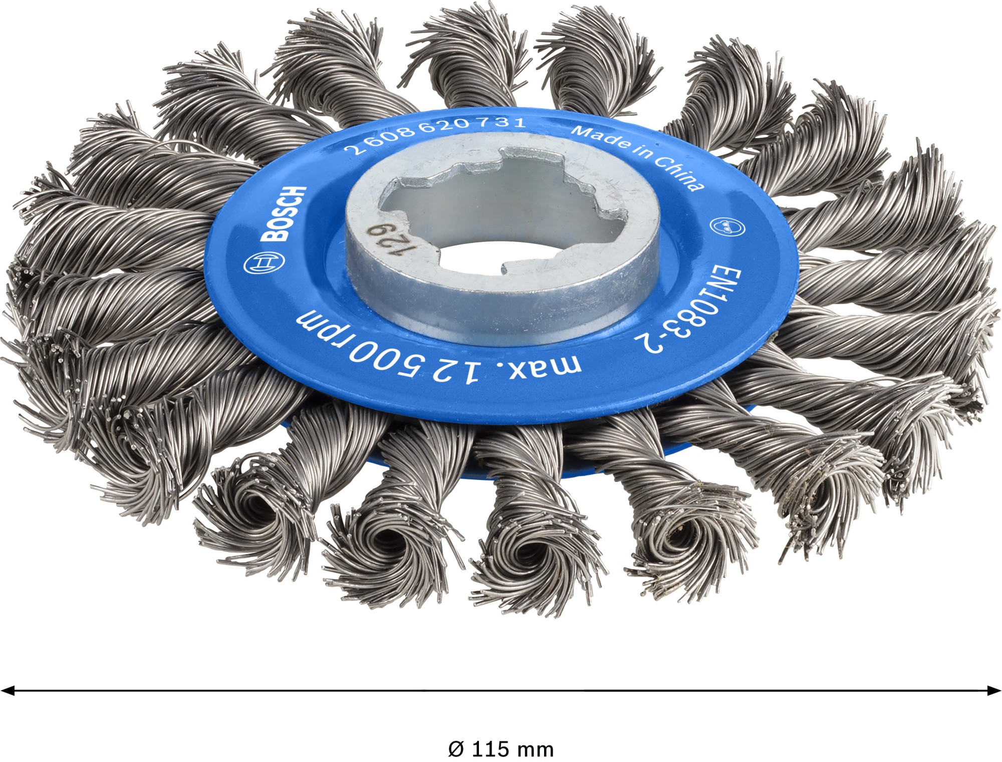 Disco de alambre PRO Metal heavy X-Lock, 115 x 0,5 mm, con rosca