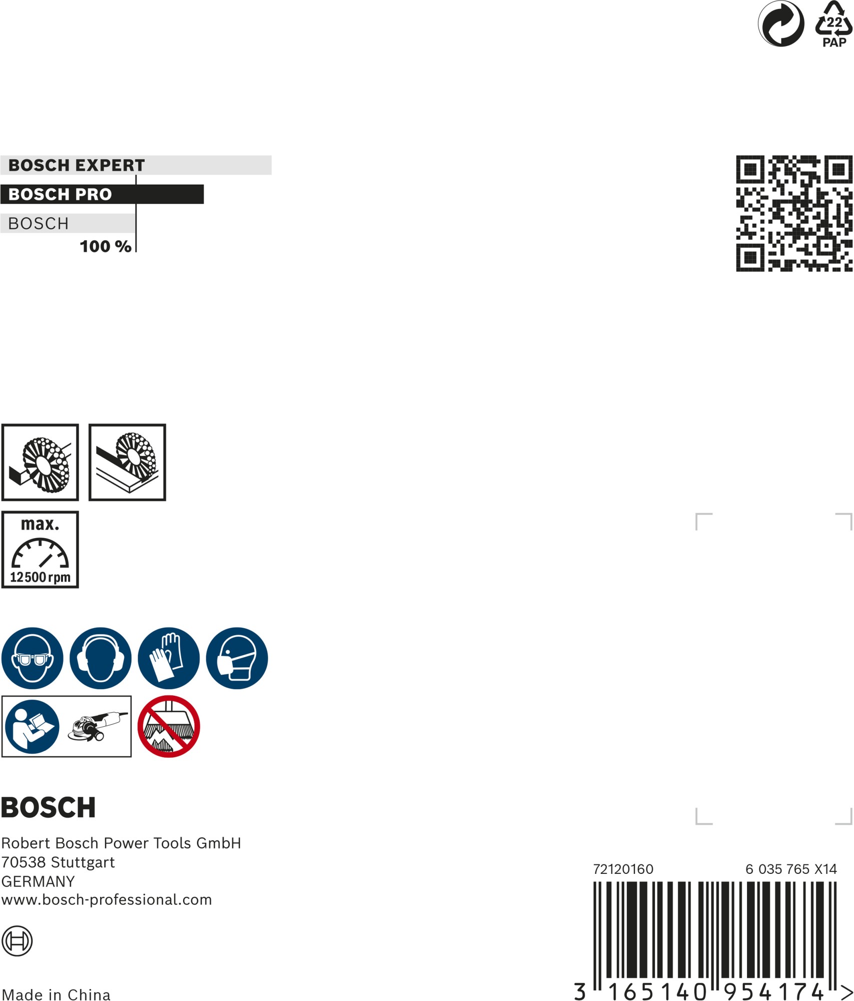 Disco de alambre PRO Metal heavy X-Lock, 115 x 0,5 mm, con rosca