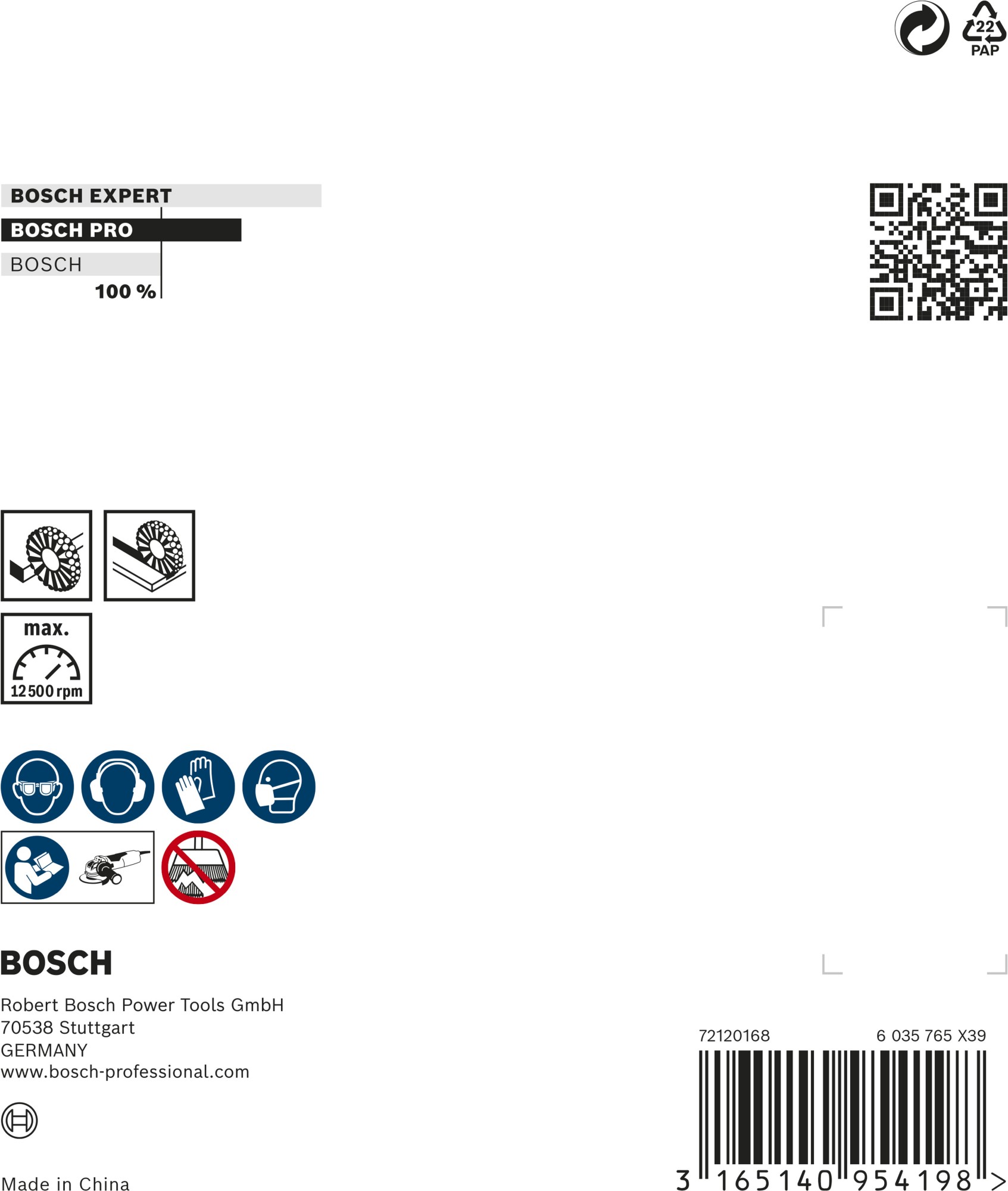 Disco de alambre PRO Stainless Steel heavy X-Lock, 115 x 0,5 mm