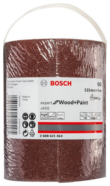 J450 Expert for Wood and Paint, 115 mm X 5 m, G60