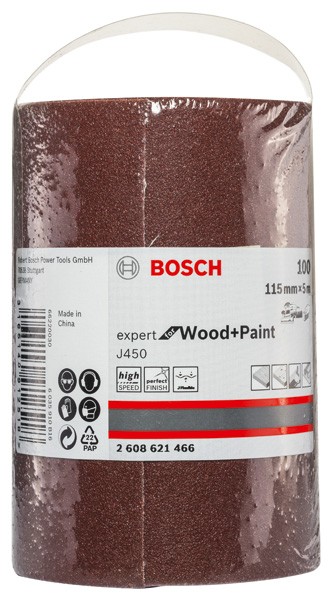 J450 Expert for Wood and Paint, 115 mm X 5 m, G100