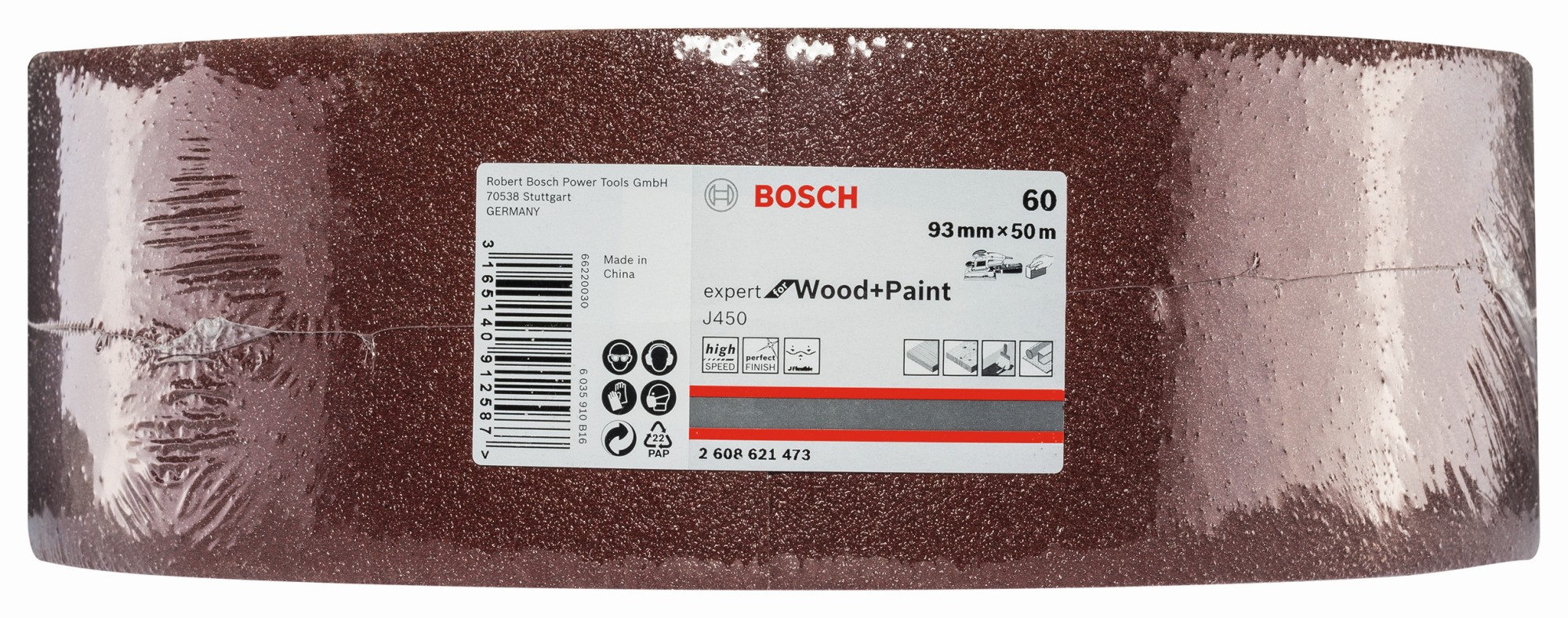 J450 Expert for Wood and Paint, 93 mm X 50 m, G60