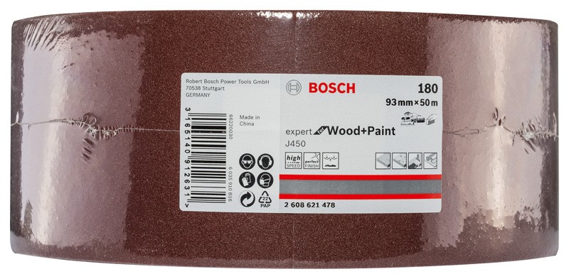 J450 Expert for Wood and Paint, 93 mm X 50 m, G180