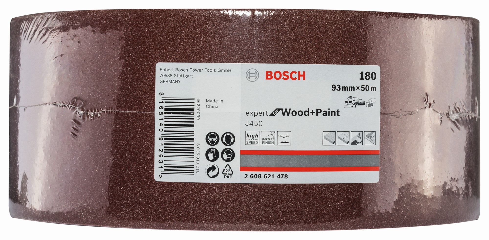 J450 Expert for Wood and Paint, 93 mm X 50 m, G180