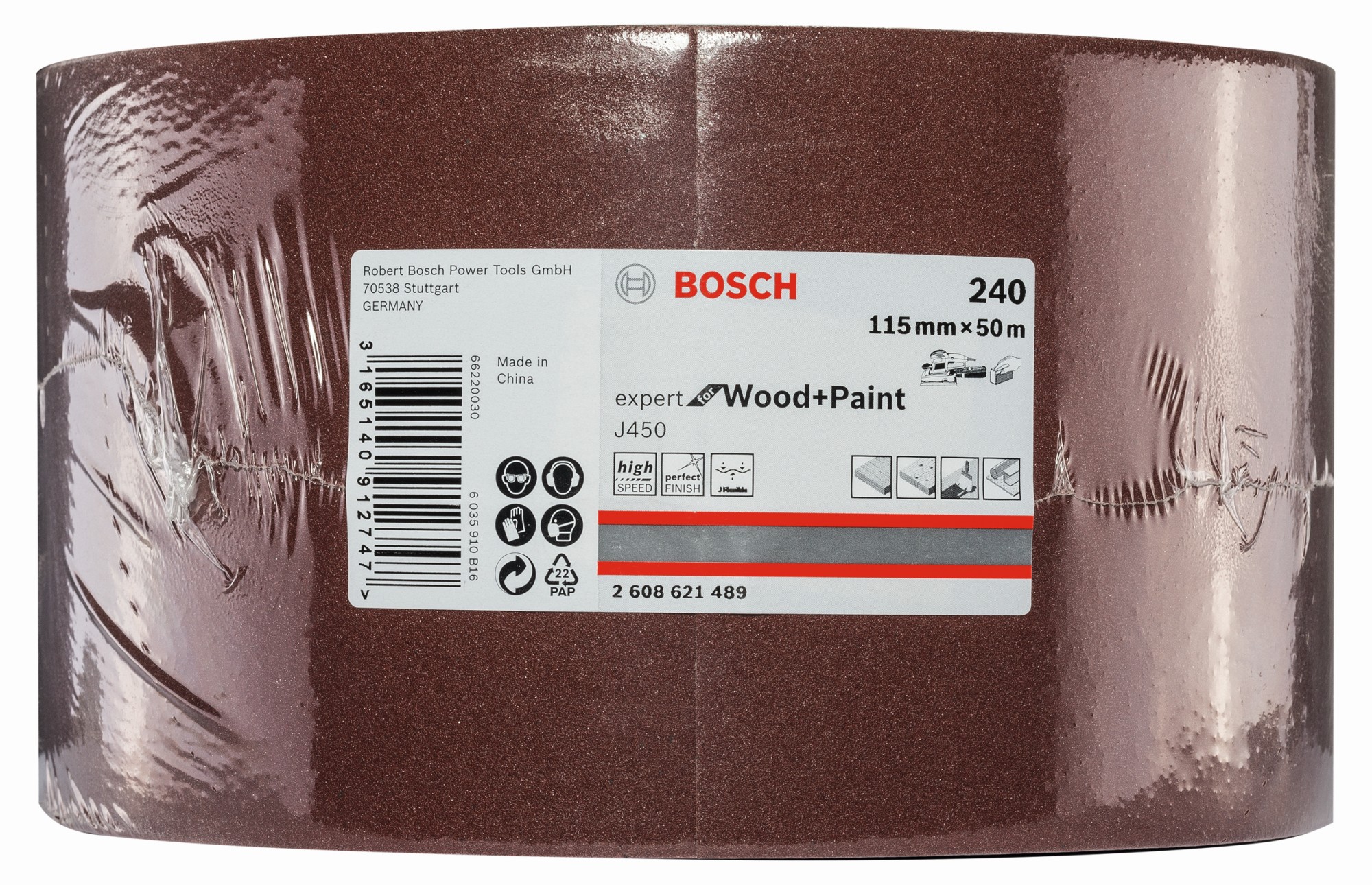 J450 Expert for Wood and Paint, 115 mm X 50 m, G240