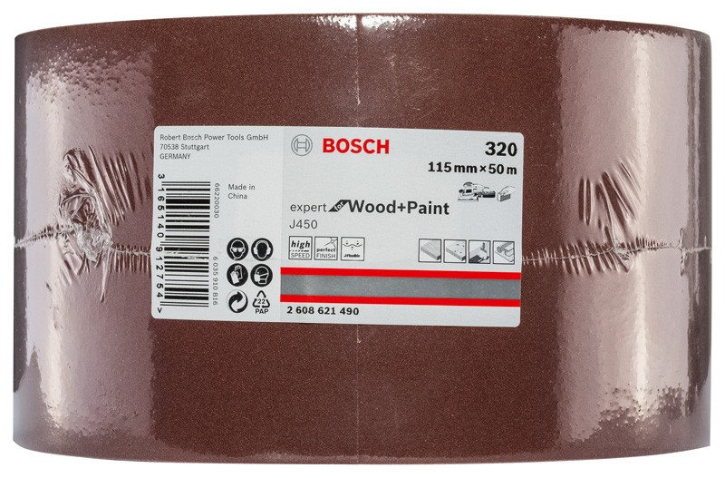 J450 Expert for Wood and Paint, 115 mm X 50 m, G320