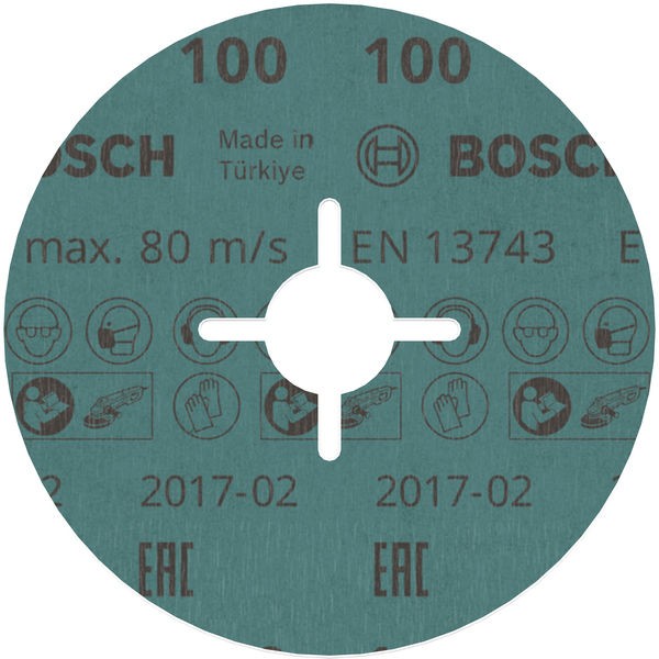 PRO R780 Fibre Disc, 115 mm, G100. D= 115 mm, 22.23 mm, 100