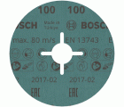 PRO R780 Fibre Disc, 115 mm, G100. D= 115 mm, 22.23 mm, 100