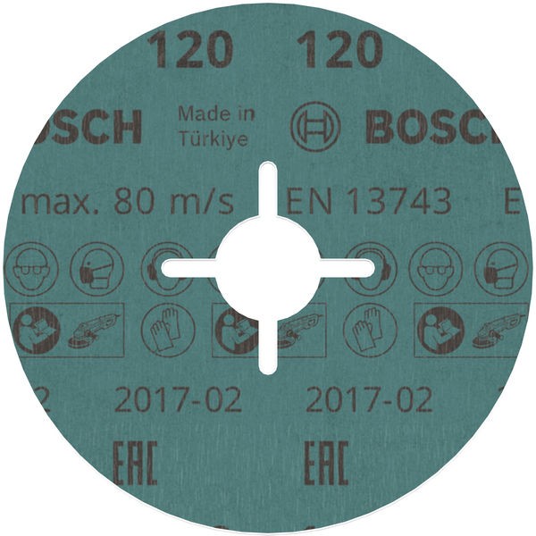PRO R780 Fibre Disc, 115 mm, G120. D= 115 mm, 22.23 mm, 120