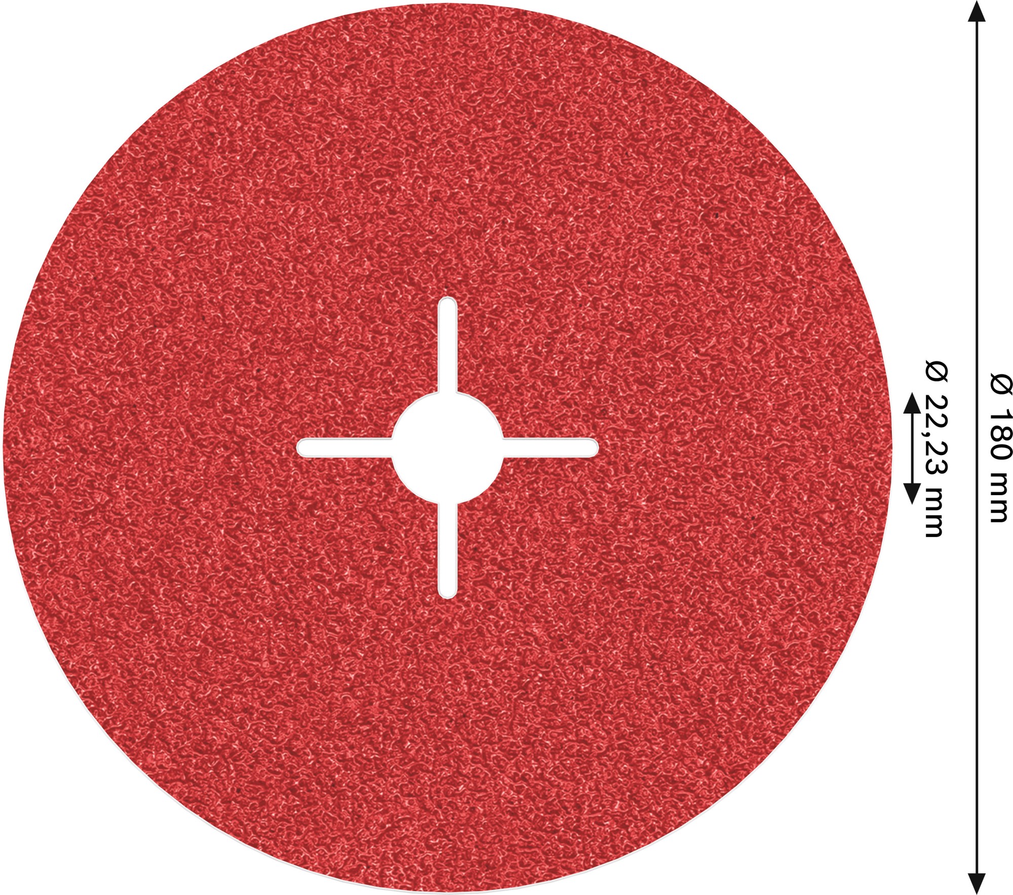 Disco de fibra PRO R780, 180 mm, G36
