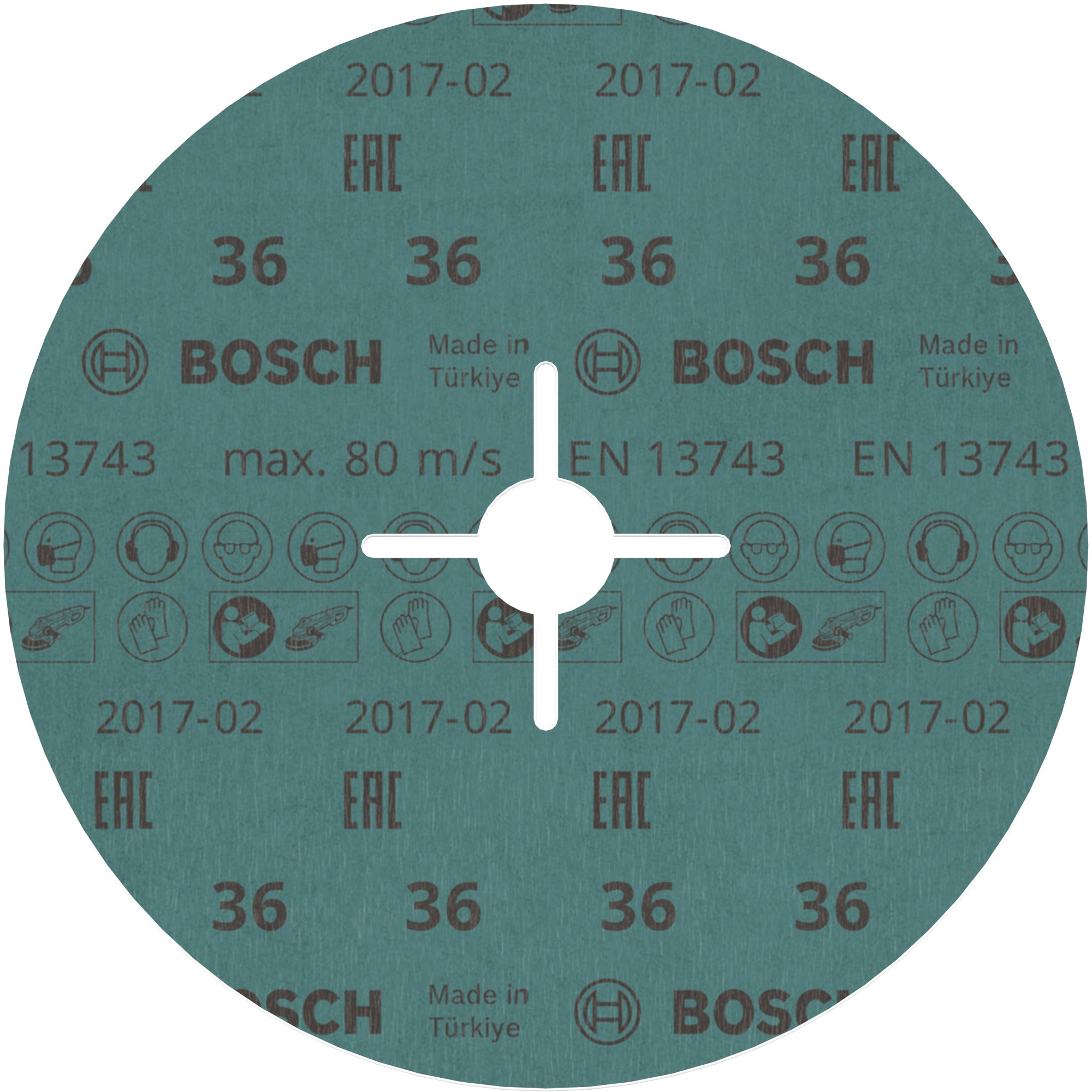 Disco de fibra PRO R780, 180 mm, G36