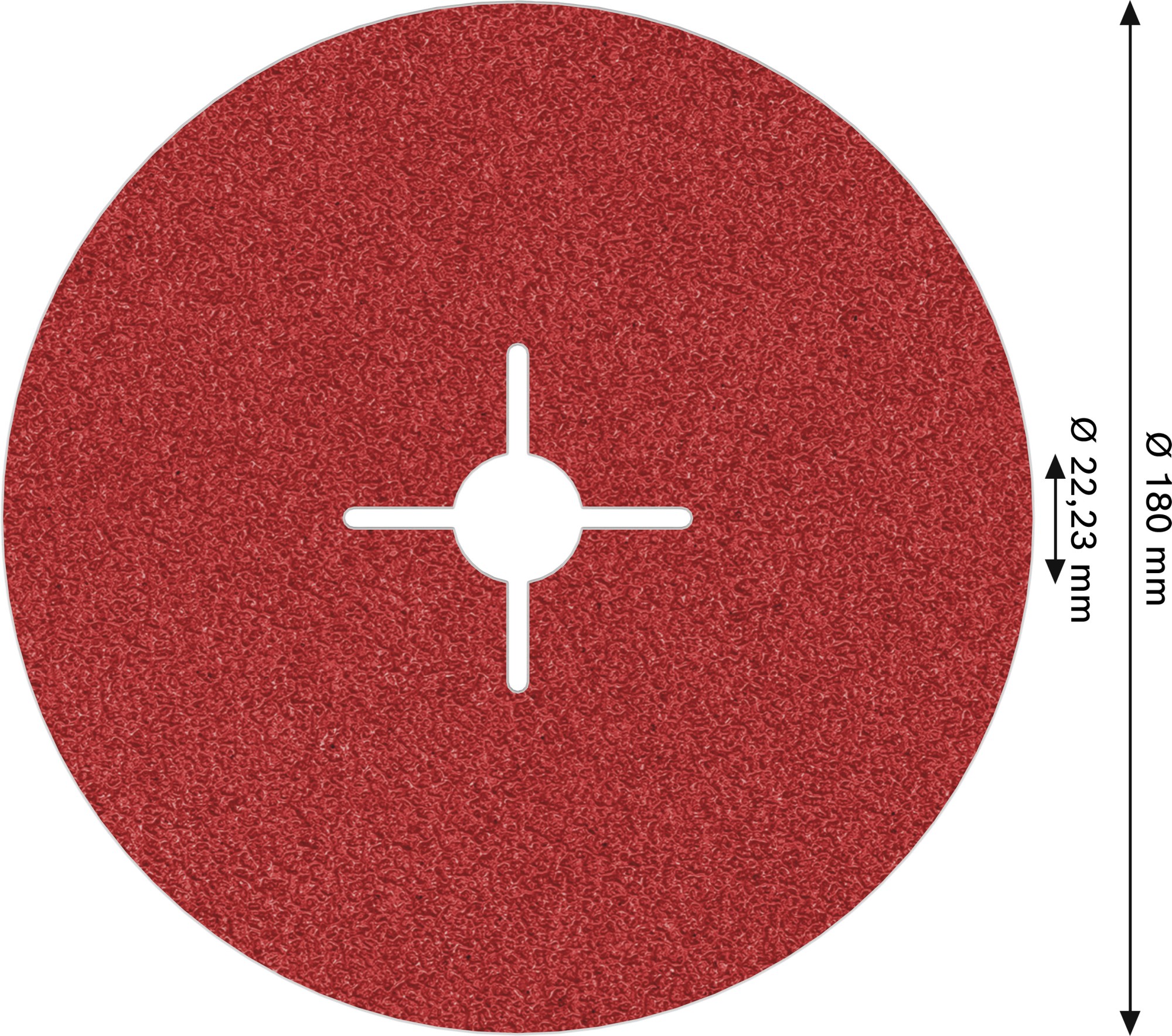 Disco de fibra PRO R780, 180 mm, G50