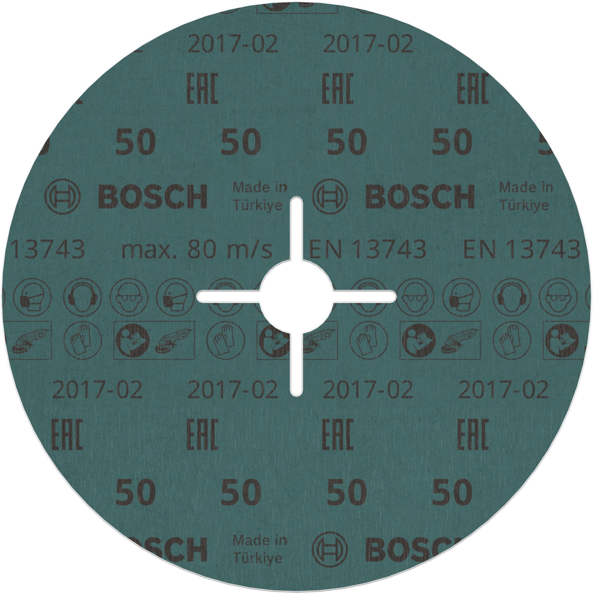 Disco de fibra PRO R780, 180 mm, G50