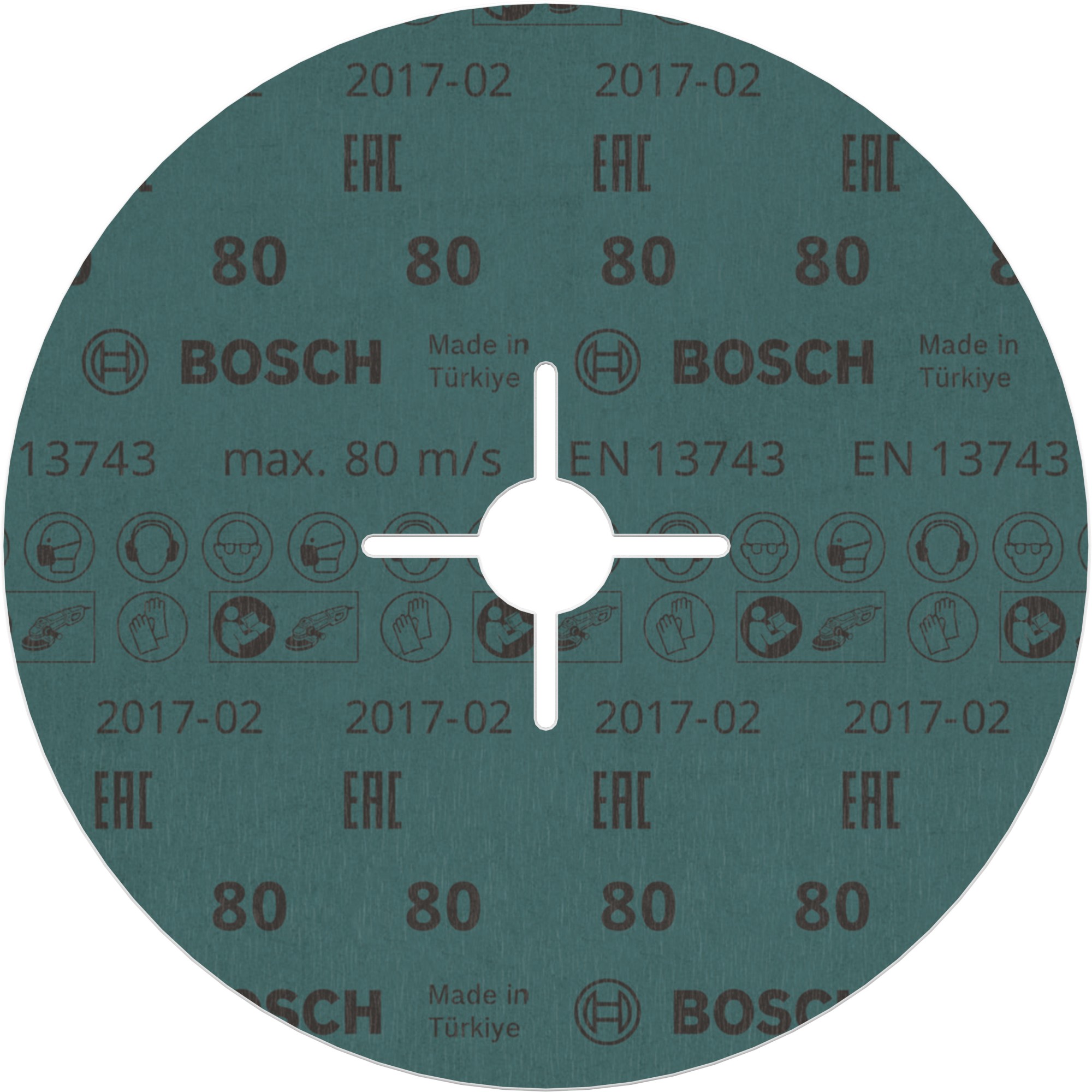 Disco de fibra PRO R780, 180 mm, G80