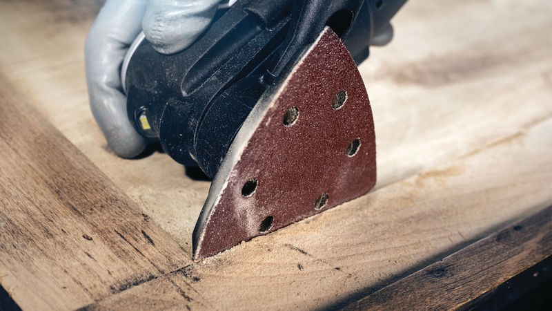 Hoja de lija PRO F460, 93 x 93 mm, G40, 5 unidades