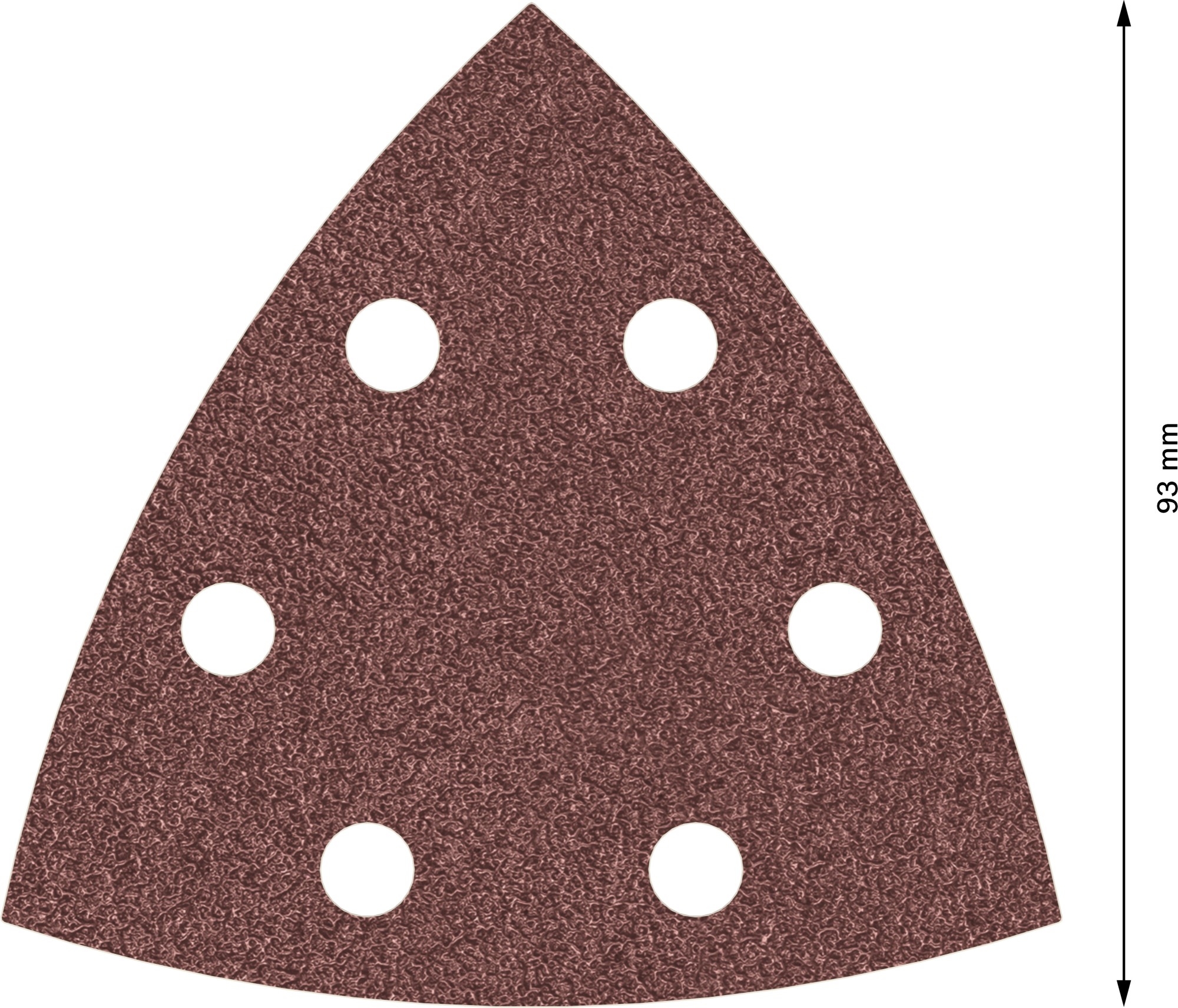 Hoja de lija PRO F460, 93 x 93 mm, G40, 5 unidades