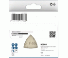 Hoja de lija PRO F460, 93 x 93 mm, G40, 5 unidades