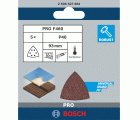 Hoja de lija PRO F460, 93 x 93 mm, G40, 5 unidades