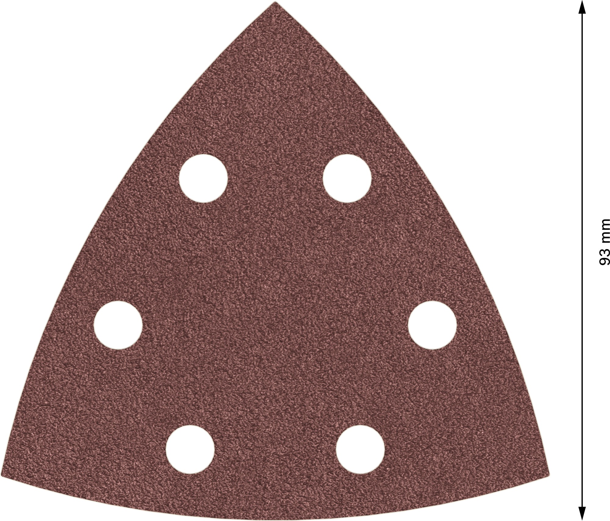 Hoja de lija PRO F460, 93 x 93 mm, G60, 5 unidades