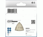 Hoja de lija PRO F460, 93 x 93 mm, G80, 5 unidades