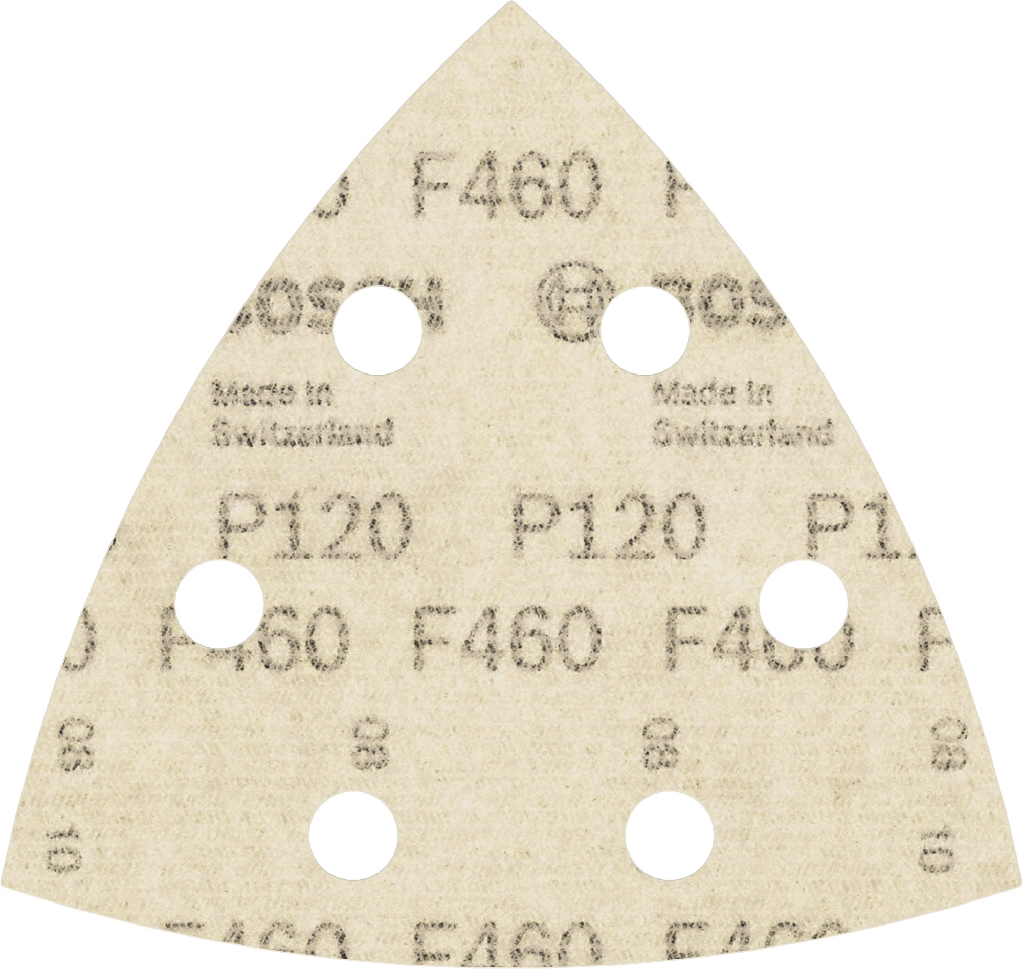 Hoja de lija PRO F460, 93 x 93 mm, G120, 5 unidades