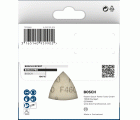 Hoja de lija PRO F460, 93 x 93 mm, G180, 5 unidades