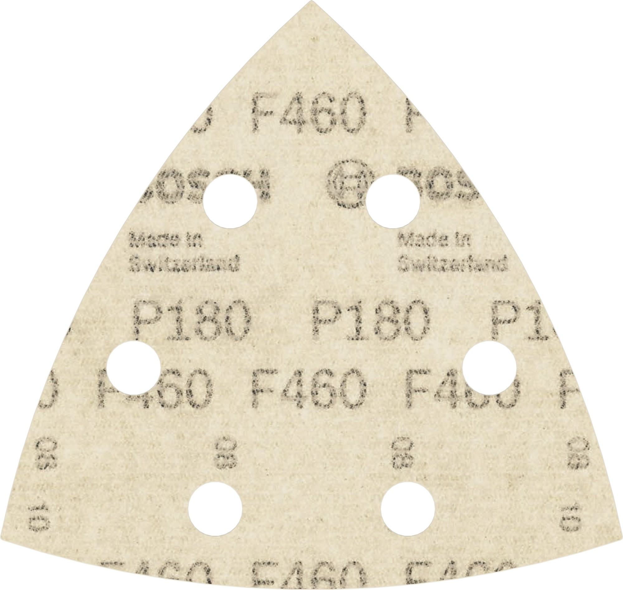 Hoja de lija PRO F460, 93 x 93 mm, G180, 5 unidades