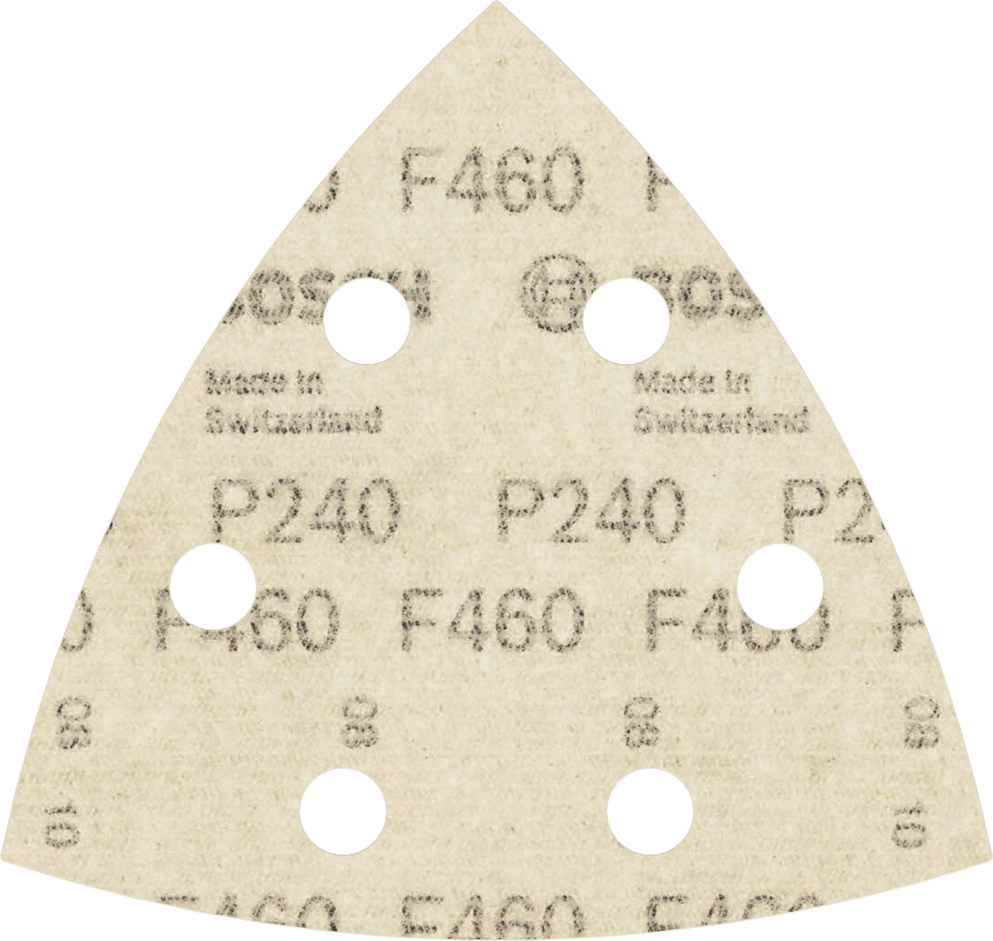 Hoja de lija PRO F460, 93 x 93 mm, G240, 5 unidades