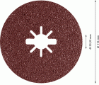 Disco de fibra EXPERT R781 Prisma Ceramic X-LOCK de 115 mm, 22,23 mm, G 36, 5 unidades