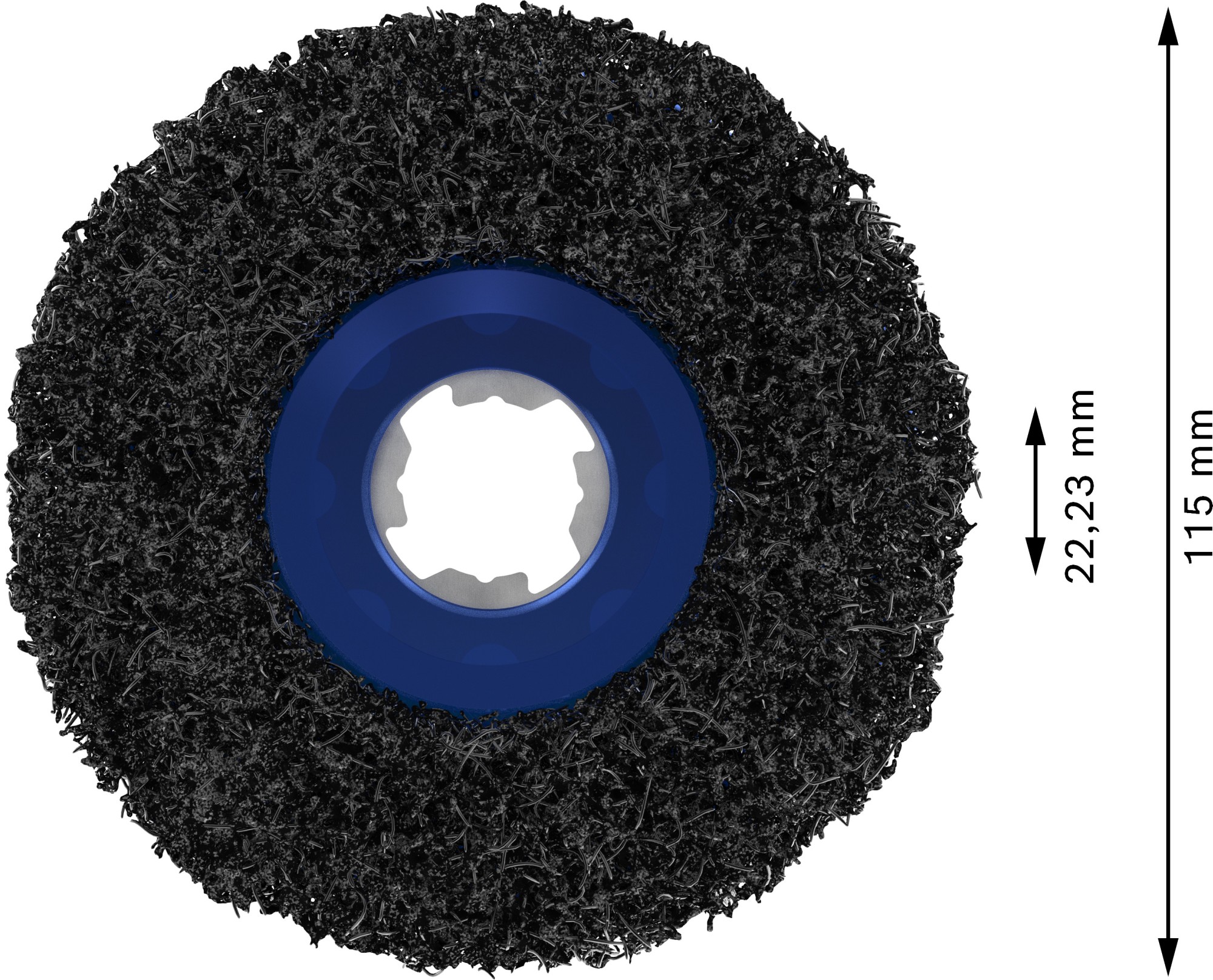 Disco de limpieza PRO N377, 115 mm, 22,23 mm, X-Lock