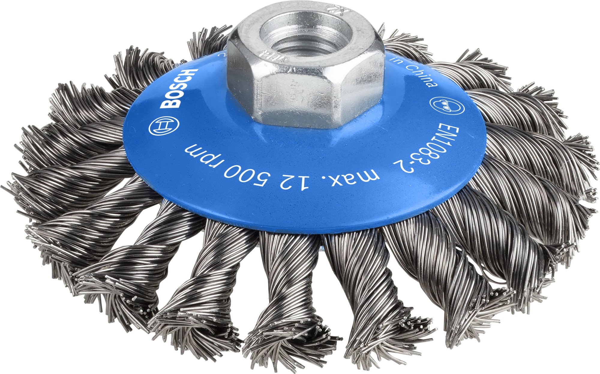 Cepillo cónico PRO Metal heavy, 100 x 0,5 mm, rosca